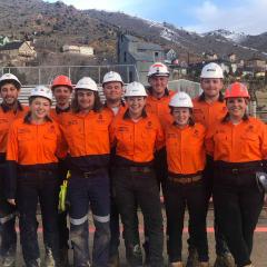 Front row (L-R) Charlese Conolly, Jeffery Buckler, Ellie Gow, Montana Fidge, Courtney Graham.  Back row (L-R) Samuel Ruellan, Tom Taylor, Alex Paterson, Lachlan Jensen, Tom Travers.